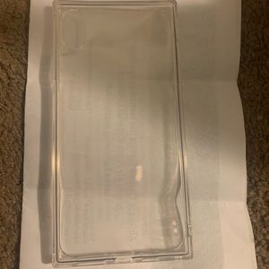 iPhone XS Max clear square case